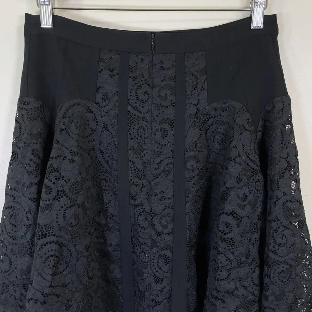 Diane Von Furstenberg Radella Lace Panel Skirt - Picture 12 of 14